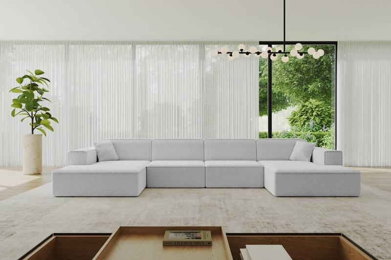 ALTDECOR Wohnlandschaft IREA-U2-v4, Sofa Praktische Bequeme Funktionsecke Couch U-Form Eckcouch, Corner Sofa U-Form Vielseitige Sofa Wohnlandschaft Wohnzimmer von ALTDECOR