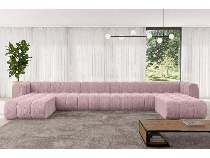 ALTDECOR Wohnlandschaft Joren-U3, Corner Sofa U-Form Vielseitige Sofa Wohnlandschaft Wohnzimmer, FORWARDER_CURBSIDE, rosa, Rosa - Poso 145 ALTDECOR Wohnlandschaft Joren-U3, Corner Sofa U-Form Vielseitige Sofa Wohnlandschaft Wohnzimmer, FORWARDER_CURBSIDE, rosa, Rosa - Poso 145 von ALTDECOR