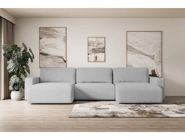 ALTDECOR Wohnlandschaft KLEEA-U, Couch mit Schlaffunktion, Wohnzimmer - Wohnlandschaft, Corner Sofa Bett Eckcouch Couch L-Form Schlafcouch Ausziehbar von ALTDECOR