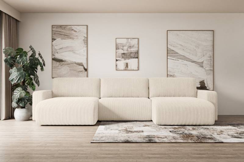 ALTDECOR Wohnlandschaft KLEEA-U, Couch mit Schlaffunktion, Wohnzimmer - Wohnlandschaft, Corner Sofa Bett Eckcouch Couch L-Form Schlafcouch Ausziehbar von ALTDECOR