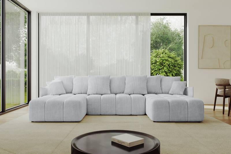 ALTDECOR Wohnlandschaft LONLI-U, Corner Sofa Bett Eckcouch Couch U-Form Schlafcouch Ausziehbar von ALTDECOR