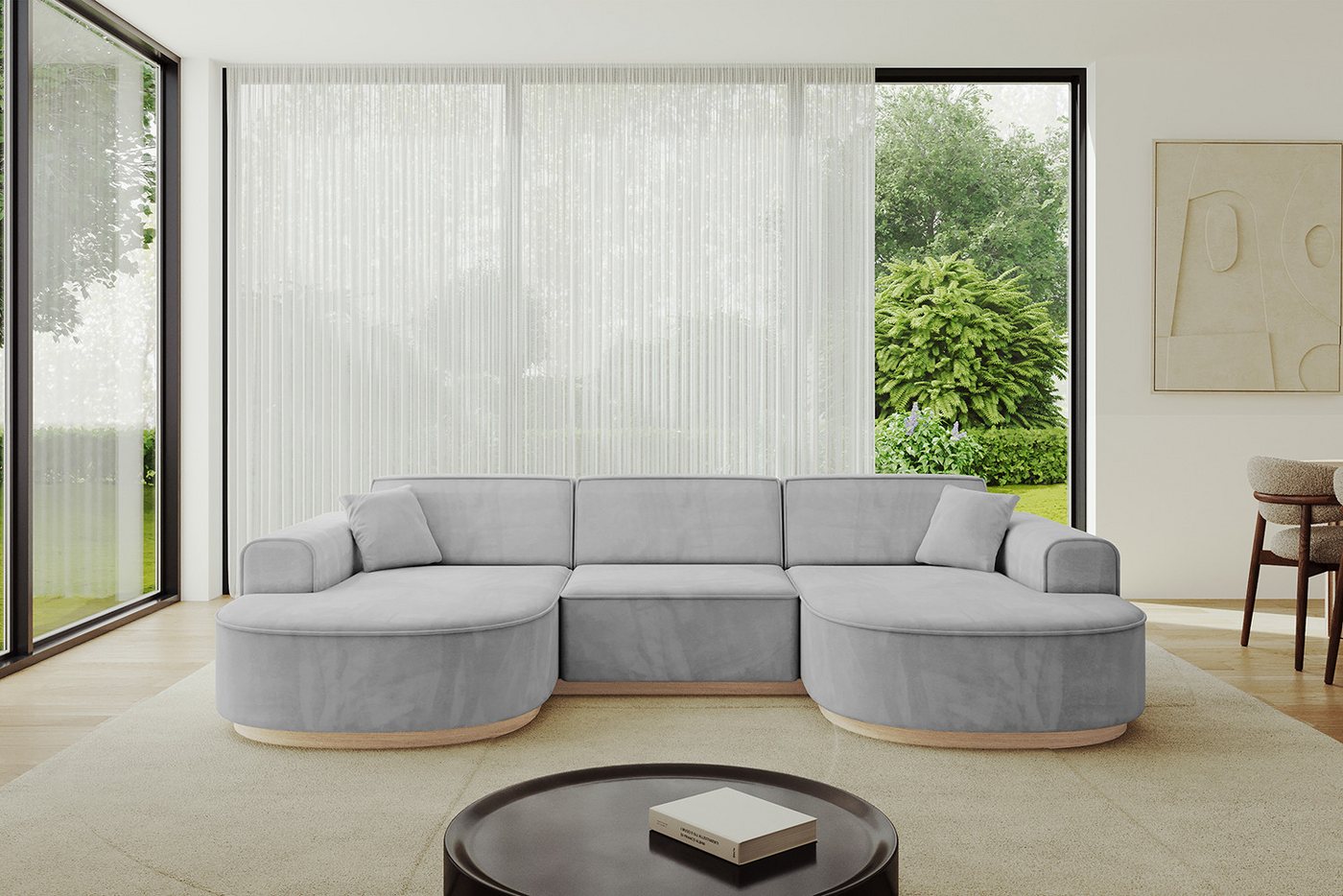 ALTDECOR Wohnlandschaft MARI-U1-v1, Sofa Praktische Bequeme Funktionsecke Couch U-Form Eckcouch, Corner Sofa U-Form Vielseitige Sofa Wohnlandschaft Wohnzimmer von ALTDECOR