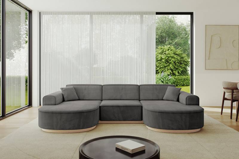 ALTDECOR Wohnlandschaft MARI-U1-v1, Sofa Praktische Bequeme Funktionsecke Couch U-Form Eckcouch, Corner Sofa U-Form Vielseitige Sofa Wohnlandschaft Wohnzimmer von ALTDECOR