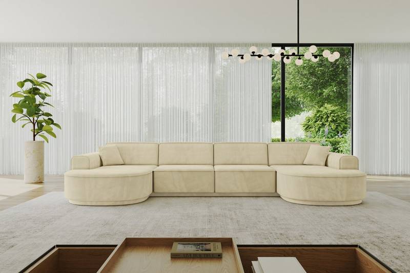 ALTDECOR Wohnlandschaft MARI-U2, Sofa Praktische Bequeme Funktionsecke Couch U-Form Eckcouch, Corner Sofa U-Form Vielseitige Sofa Wohnlandschaft Wohnzimmer von ALTDECOR