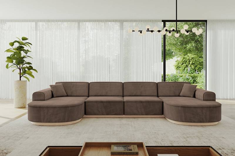 ALTDECOR Wohnlandschaft MARI-U2-v1, Sofa Praktische Bequeme Funktionsecke Couch U-Form Eckcouch, Corner Sofa U-Form Vielseitige Sofa Wohnlandschaft Wohnzimmer von ALTDECOR
