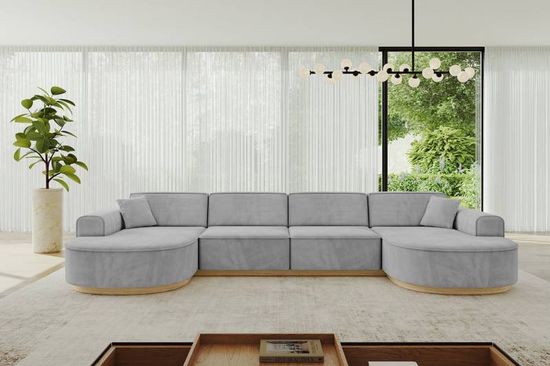 ALTDECOR Wohnlandschaft MARI-U2-v2, Sofa Praktische Bequeme Funktionsecke Couch U-Form Eckcouch, Corner Sofa U-Form Vielseitige Sofa Wohnlandschaft Wohnzimmer von ALTDECOR