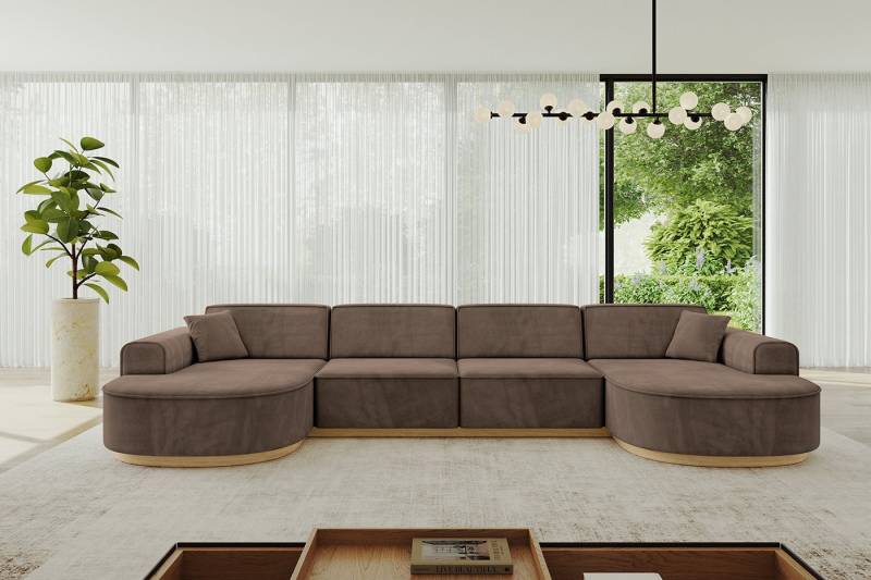 ALTDECOR Wohnlandschaft MARI-U2-v2, Sofa Praktische Bequeme Funktionsecke Couch U-Form Eckcouch, Corner Sofa U-Form Vielseitige Sofa Wohnlandschaft Wohnzimmer von ALTDECOR
