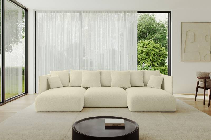 ALTDECOR Wohnlandschaft ONESK-U, Couch mit Schlaffunktion, Wohnzimmer - Ecksofa, Corner Sofa Bett Eckcouch Couch U-Form Schlafcouch Ausziehbar von ALTDECOR