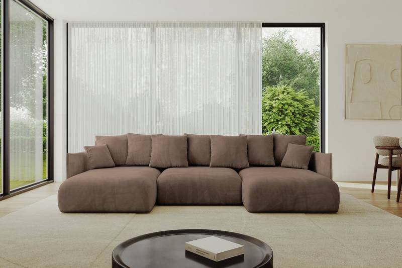 ALTDECOR Wohnlandschaft ONESK-U, Couch mit Schlaffunktion, Wohnzimmer - Ecksofa, Corner Sofa Bett Eckcouch Couch U-Form Schlafcouch Ausziehbar ALTDECOR Wohnlandschaft ONESK-U, Couch mit Schlaffunktion, Wohnzimmer - Ecksofa, Corner Sofa Bett Eckcouch Couch U-Form Schlafcouch Ausziehbar von ALTDECOR