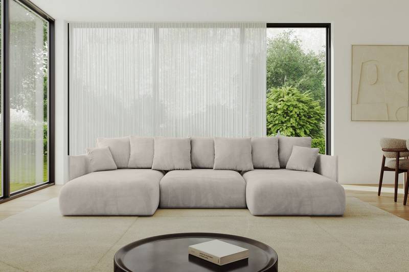 ALTDECOR Wohnlandschaft ONESK-U, Couch mit Schlaffunktion, Wohnzimmer - Ecksofa, Corner Sofa Bett Eckcouch Couch U-Form Schlafcouch Ausziehbar von ALTDECOR