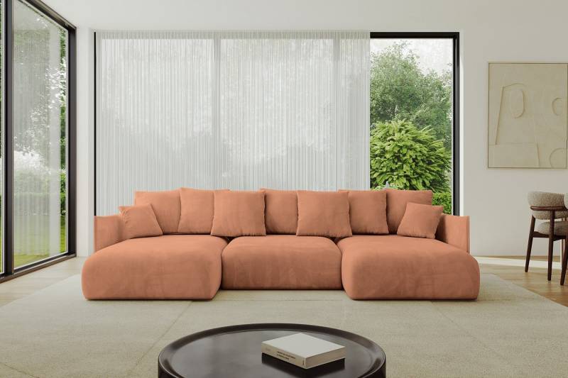 ALTDECOR Wohnlandschaft ONESK-U, Couch mit Schlaffunktion, Wohnzimmer - Ecksofa, Corner Sofa Bett Eckcouch Couch U-Form Schlafcouch Ausziehbar ALTDECOR Wohnlandschaft ONESK-U, Couch mit Schlaffunktion, Wohnzimmer - Ecksofa, Corner Sofa Bett Eckcouch Couch U-Form Schlafcouch Ausziehbar von ALTDECOR