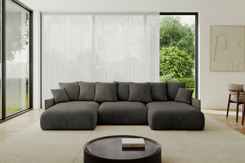 ALTDECOR Wohnlandschaft ONESK-U-v1, Couch mit Schlaffunktion, Wohnzimmer - Ecksofa, Corner Sofa Bett Eckcouch Couch U-Form Schlafcouch Ausziehbar von ALTDECOR