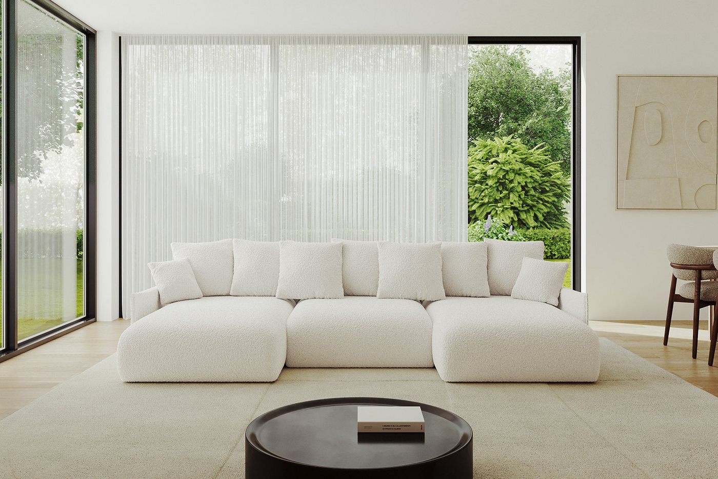 ALTDECOR Wohnlandschaft ONESK-U-v1, Couch mit Schlaffunktion, Wohnzimmer - Ecksofa, Corner Sofa Bett Eckcouch Couch U-Form Schlafcouch Ausziehbar ALTDECOR Wohnlandschaft ONESK-U-v1, Couch mit Schlaffunktion, Wohnzimmer - Ecksofa, Corner Sofa Bett Eckcouch Couch U-Form Schlafcouch Ausziehbar von ALTDECOR