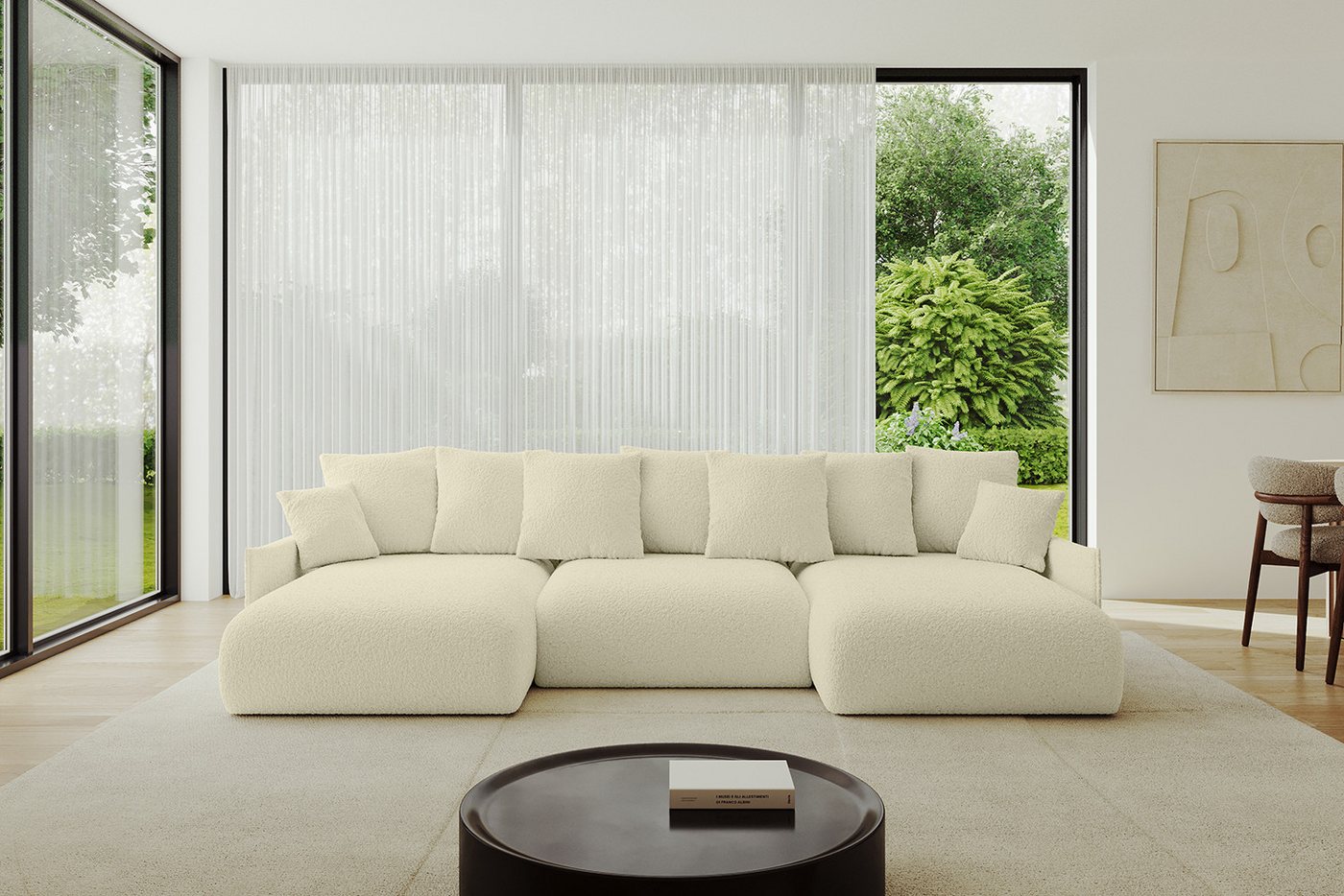 ALTDECOR Wohnlandschaft ONESK-U-v1, Couch mit Schlaffunktion, Wohnzimmer - Ecksofa, Corner Sofa Bett Eckcouch Couch U-Form Schlafcouch Ausziehbar ALTDECOR Wohnlandschaft ONESK-U-v1, Couch mit Schlaffunktion, Wohnzimmer - Ecksofa, Corner Sofa Bett Eckcouch Couch U-Form Schlafcouch Ausziehbar von ALTDECOR