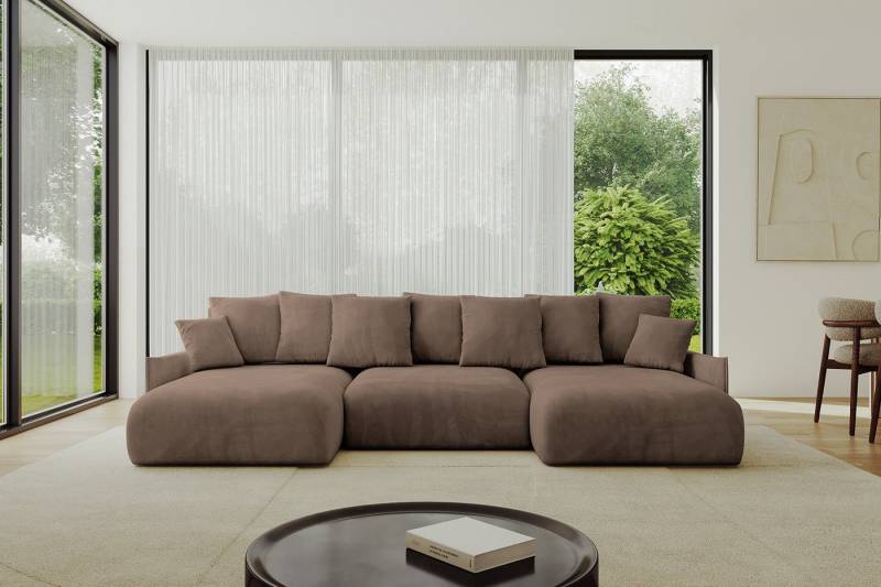 ALTDECOR Wohnlandschaft ONESK-U-v1, Couch mit Schlaffunktion, Wohnzimmer - Ecksofa, Corner Sofa Bett Eckcouch Couch U-Form Schlafcouch Ausziehbar ALTDECOR Wohnlandschaft ONESK-U-v1, Couch mit Schlaffunktion, Wohnzimmer - Ecksofa, Corner Sofa Bett Eckcouch Couch U-Form Schlafcouch Ausziehbar von ALTDECOR