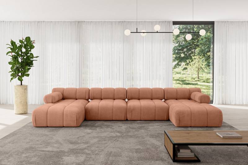ALTDECOR Wohnlandschaft Tesso-U2, Corner Sofa U-Form Vielseitige Sofa Wohnlandschaft Wohnzimmer, Sofa Praktische Bequeme Funktionsecke Couch L-Form Eckcouch von ALTDECOR