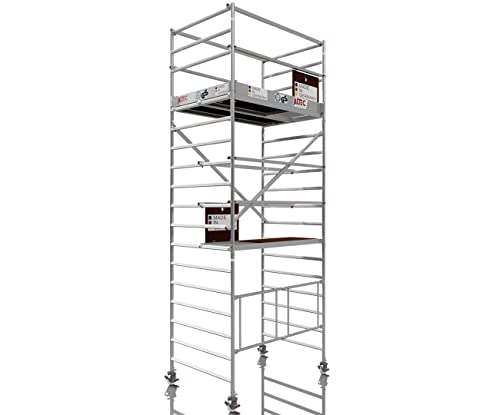 Profigerüst: ALTEC AluKlik® 2.0 600 XXL, Arbeitshöhe 6m, 135cm Breite, TÜV, Made in Germany, 25cm höhenv. Ø150mm Rollen, Alu Gerüst Rollgerüst Fahrgerüst Baugerüst Faltgerüst Arbeitsplattform Profigerüst: ALTEC AluKlik® 2.0 600 XXL, Arbeitshöhe 6m, 135cm Breite, TÜV, Made in Germany, 25cm höhenv. Ø150mm Rollen, Alu Gerüst Rollgerüst Fahrgerüst Baugerüst Faltgerüst Arbeitsplattform von Altec