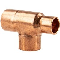 Alternative Haustechnik - Kupfer-Lötfitting T-Stück reduziert - Typ 5130R, dvgw 28 x 18 x 15 mm Alternative Haustechnik - Kupfer-Lötfitting T-Stück reduziert - Typ 5130R, dvgw 28 x 18 x 15 mm von ALTERNATIVE HAUSTECHNIK