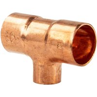 Alternative Haustechnik - Kupfer-Lötfitting T-Stück reduziert - Typ 5130R, dvgw 18 x 22 x 15 mm von ALTERNATIVE HAUSTECHNIK