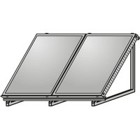 Alternative Haustechnik - Wolf AluFlex-U Aufstellgerüst Hochformat für 2 Kollektoren F3-1/CFK-1 Alternative Haustechnik - Wolf AluFlex-U Aufstellgerüst Hochformat für 2 Kollektoren F3-1/CFK-1 von ALTERNATIVE HAUSTECHNIK