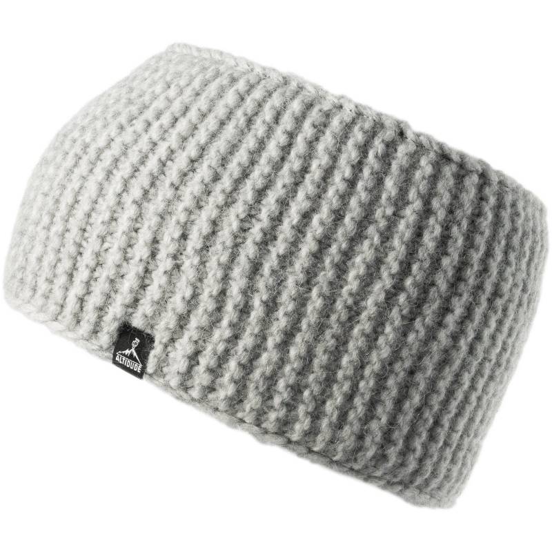 ALTIDUDE Merino Stirnband Cloud Grob Strick Kopfband Ohren Schützer Alpaka Wolle-Ligth Grey von ALTIDUDE