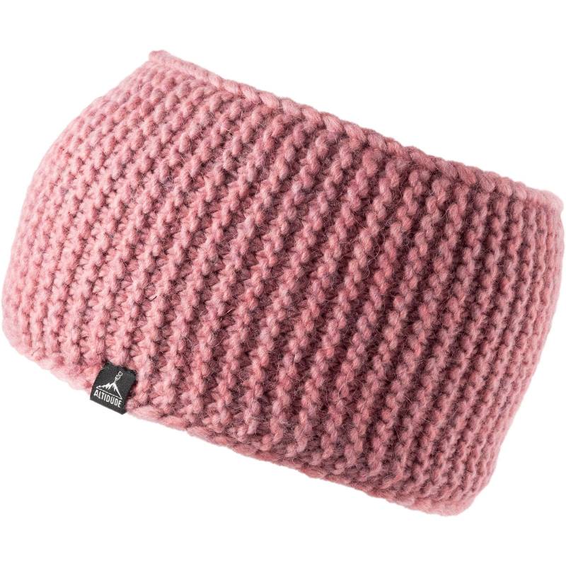 ALTIDUDE Merino Stirnband Cloud Grob Strick Kopfband Ohren Schützer Alpaka Wolle-pink von ALTIDUDE