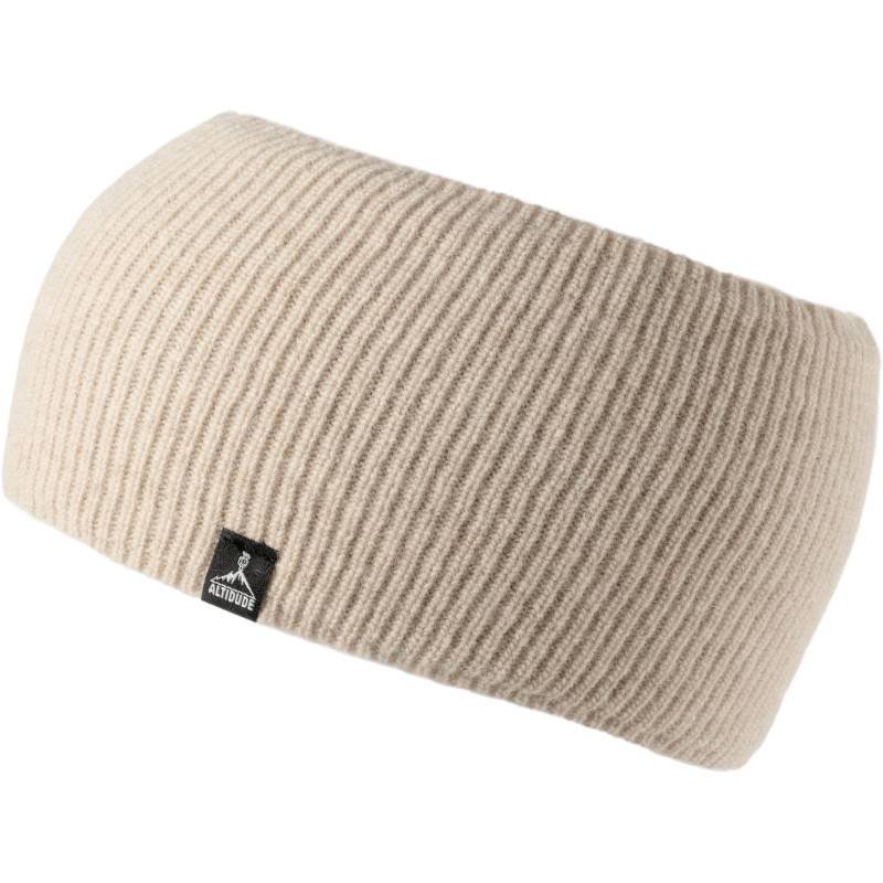 ALTIDUDE Merino Stirnband Hermit Ripp Strick Kopfband Ohren Schützer Lamm Wolle-beige von ALTIDUDE