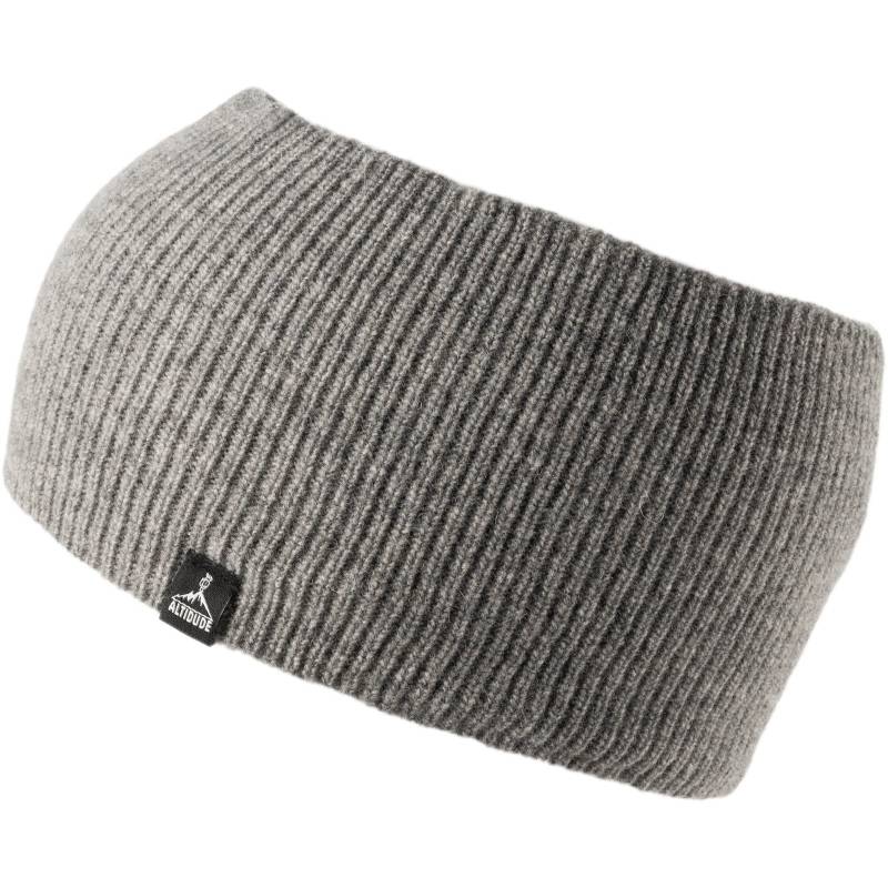 ALTIDUDE Merino Stirnband Hermit Ripp Strick Kopfband Ohren Schützer Lamm Wolle-grey von ALTIDUDE