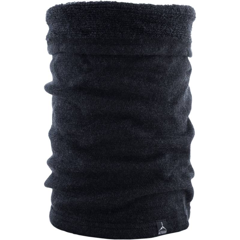 ALTIDUDE Schlauchschal Terrytube Loop Strick Schal 100% Merino Frottier Wolle-Dark Grey von ALTIDUDE