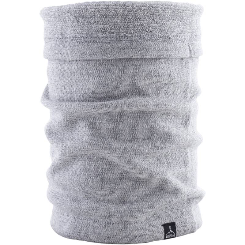 ALTIDUDE Schlauchschal Terrytube Loop Strick Schal 100% Merino Frottier Wolle-Light Grey von ALTIDUDE