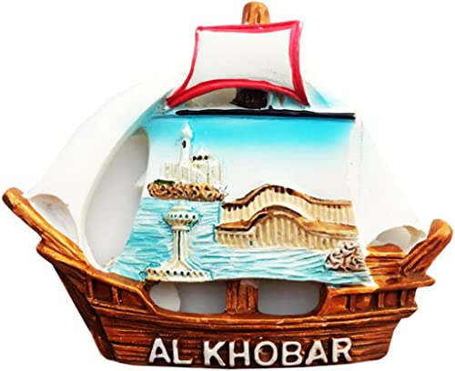 Al Khobar Saudi-Arabien Magnet Kühlschrank Kühlschrank Magnet Dekoration Aufkleber Souvenir Harz Handwerk Küche Whiteboard von ALTKO