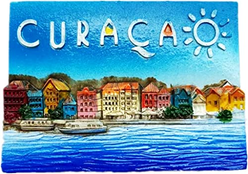 Curacao Niederlande Holland Magnet Kühlschrank Kühlschrank Magnet Dekoration Aufkleber Souvenir Harz Handwerk Küche Whiteboard von ALTKO