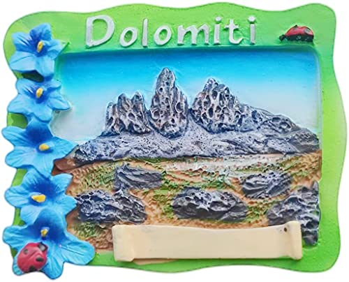 Die Dolomiten Italien Alpen Magnet Kühlschrank Kühlschrank Magnet Dekoration Aufkleber Souvenir Harz Handwerk Küche Whiteboard von ALTKO
