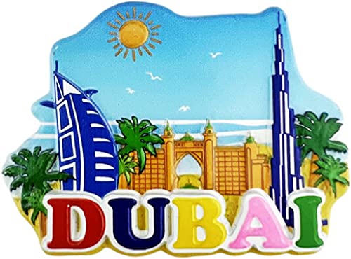 Dubai Dubai Magnet Kühlschrank Kühlschrank Magnet Dekoration Aufkleber Souvenir Harz Handwerk Küche Whiteboard von ALTKO