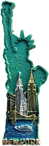 Freiheitsstatue New York USA Magnet Kühlschrank Kühlschrank Magnet Dekoration Aufkleber Souvenir Harz Handwerk Küche Whiteboard von ALTKO