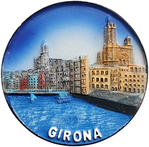 Girona Spanien Girona Magnet Kühlschrank Kühlschrank Magnet Dekoration Aufkleber Souvenir Harz Handwerk Küche Whiteboard von ALTKO