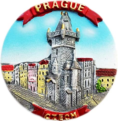 Hall Prag Tschechischer Magnet Kühlschrank Kühlschrank Magnet Dekoration Aufkleber Souvenir Harz Handwerk Küche Whiteboard von ALTKO