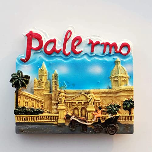 Palermo Itlay Magnet Kühlschrank Kühlschrank Magnet Dekoration Aufkleber Souvenir Harz Handwerk Küche Whiteboard von ALTKO