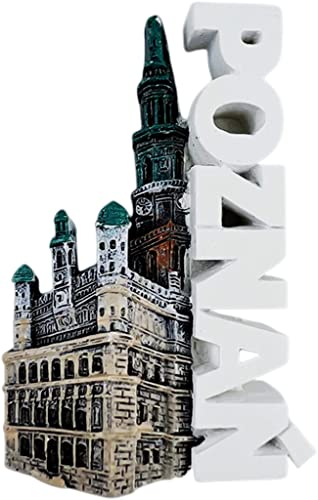 Poznan Polen Magnet Kühlschrank Kühlschrank Magnet Dekoration Aufkleber Souvenir Harz Handwerk Küche Whiteboard von ALTKO
