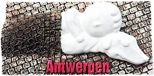 Straßenstatue Antwerpen Belgien Antwerpen Magnet Kühlschrank Kühlschrank Magnet Dekoration Aufkleber Souvenir Harz Handwerk Küche Whiteboard von ALTKO