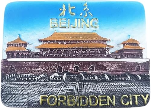 Verbotener Peking China Magnet Kühlschrank Kühlschrank Magnet Dekoration Aufkleber Souvenir Harz Handwerk Küche Whiteboard von ALTKO
