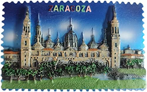 Zaragoza Spanien Zaragoza Magnet Kühlschrank Kühlschrank Magnet Dekoration Aufkleber Souvenir Harz Handwerk Küche Whiteboard von ALTKO