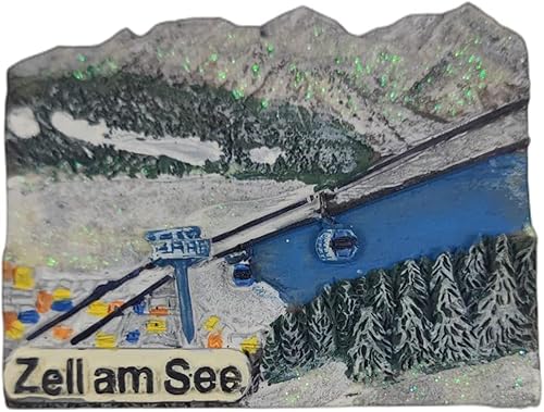 Zell am See Österreich Alpen Magnet Kühlschrank Kühlschrank Magnet Dekoration Aufkleber Souvenir Harz Basteln Küche Whiteboard von ALTKO