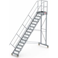 Altrex - Podesttreppe fahrbar 45°, Stufenbreite: 60 cm 16 Stufen von ALTREX