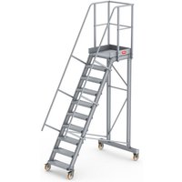 Altrex - Podesttreppe fahrbar 60°, Stufenbreite: 60 cm 10 Stufen von ALTREX