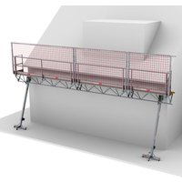 Modulare Dreiecksbühne Absturzsicherung mit Fangnetzen für geneigte Dächer Euro 3-5 mtb 6m lang - Altrex von ALTREX