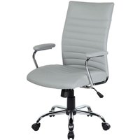 Altri - Bürostuhl Wollongong, Chefsessel mit Armlehnen, Ergonomischer Bürostuhl, Cm 57x59h100/109, Grau von ALTRI