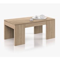 Couchtisch mit hochklappbarer Platte L100 cm - Kendra - Holz - Calicosy von CALICOSY