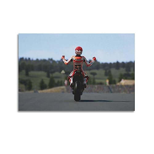 ALTUY Extreme Motorcycles Sports Poster Moto GP Sport Motorrad Dekorative Malerei Leinwand Poster 30 x 45 cm von ALTUY