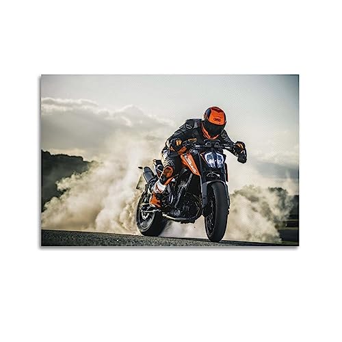 ALTUY Motorrad-Poster für KTM Duke 790 Motorrad dekorative Malerei Leinwand Poster 50 x 75 cm von ALTUY